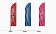 custom design canopy tent, feather flag for you