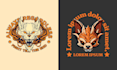 design high quality fox violent kitsune logo