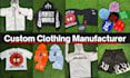 your custom clothing manufacturer, clothing mockup designer