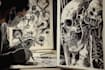 draw detailed dark art illustration