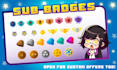 design custom youtube loyalty badges and cute emotes