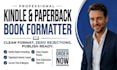 format your book for kindle or paperback for amazon KDP print or self publishing