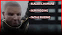 3d model monster, human, alien, robot for games, animations