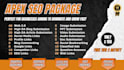 do complete monthly off SEO package with high da backlinks