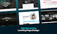 design professional web landing page ui using figma