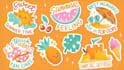 design stickers, badge, stamp, patch
