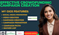 build and promote an effective crowdfunding campaign on indiegogo and gofundme