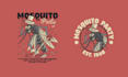 design retro cartoon bee pest control logo