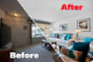 do high end real estate photo editing with hdr blending