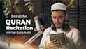 recite holy quran in a peaceful voice and create video 24h