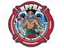 design unique fire fighter logo