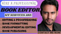 proofread and edit, format memoir, developmental book editor