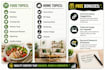 write food and home blog posts to rank on google
