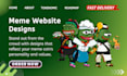 crypto website, meme coin website, pepe website, meme and pepe website