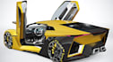 warp 3d sport game vehicle exterior and interior, racing car,sport car aerospace