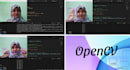 create face recognition and eye trial and hand tracking systems with opencv