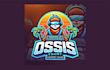 create stunning gradient oasis mascot logo with new concepts