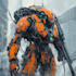 create a mecha robot art of your choice