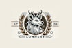 design line art animal logo
