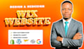 design, redesign wix website, wix website redesign, wix website wix online store