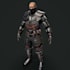 realistic 3d character, marmoset toolbag, cyborg, texture, ue5 rig, animate 3d