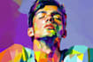 draw your photo into wpap pop art