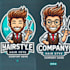 do awesome hair style mascot logo design with express delivery