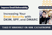setup spf, dkim, and dmarc to reduce spam and better email deliverability