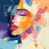 draw a digital abstract art illustration