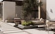 create a custom outdoor living space design with 3d renderings and 2d plans