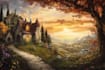 draw fantasy concept landscape illustrations