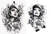 develop custom tattoo design, sketch