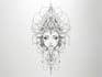 create minimal line art tattoo