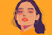 draw flat minimalist vector portrait from your photo