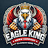 do make eagle king mascot logo design 1 day delivery