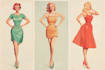 draw a retro vintage comic illustration