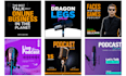 design a professional podcast cover art and podcast design