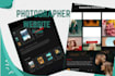photographer website design with booking