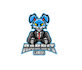 design high quality rabbit race mascot logo with express delivery