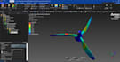 do professional 3d model of an aircraft propeller blade