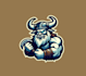 design high quality viking mascot logo with free source file