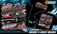 draw a custom design for drag, dirt, asphalt car