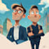 design a cute and funny cartoon character