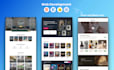 create landing pages using html css, javascript