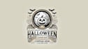 design modern awesome halloween logo