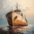 create ship oil painting for you