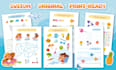 design kids activity books, worksheets, and mazes for KDP