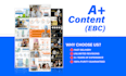 amazon enhanced brand content, ebc design and  a plus content
