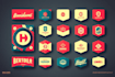 create a unique retro cartoon logo design
