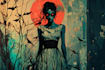 make fantasy horror villain character art